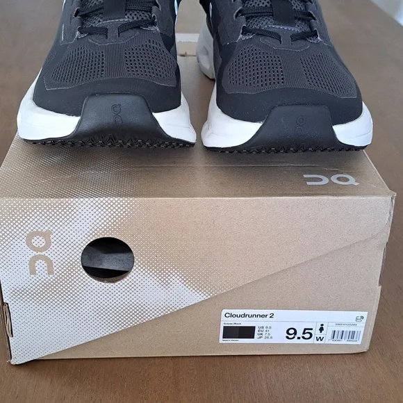 On Cloudrunner 2 - Color: Eclipse / Black - Size: Women 9.5 - Picture 3 of 9
